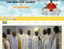 Tablet Screenshot of anglicanchurchoftheredeemer.com